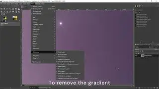 Tutorial Removing Background Gradient in Astrophotography with GIMP
