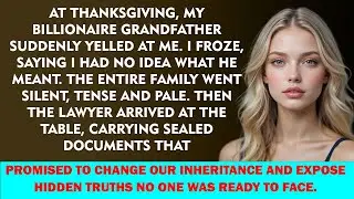 At Thanksgiving, My Billionaire Grandpa Yelled—So I Finally Told the Truth