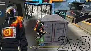 🔥 Free Fire Custom Challenge | Insane 2v3 OP Rush Gameplay