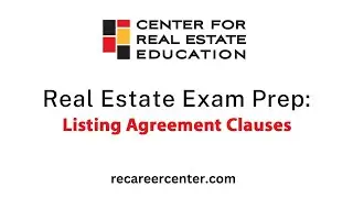 Listing Agreement Clauses