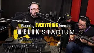 Running an entire show from the Line 6 Helix Stadium