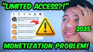 🚨 FACEBOOK MONETIZATION GLITCH 2025! 🚨 WHY YOUR PROFILE SAYS &ldquo;LIMITED ACCESS&rdquo; ❌ #fb #update #new 