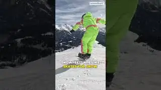Meet Snowfeet* the shortest skis in the world! 💥
