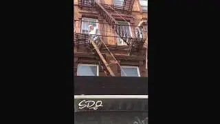 Fire escape Painted Queens