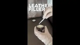 Repairing with Leather Filler
