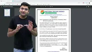 Big News! | IIT JEE Main May Attempt Postponed | Unacademy 11th and 12th | Vivek Gupta