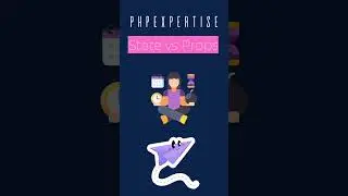 React state vs props tutorial shorts | phpexpertise 