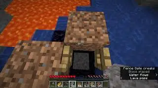 Lava Ravine Ironless Nether Portal (No Bucket or Flint)