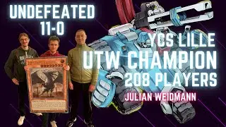 UNDEFEATED YCS Lille Ultimate Time Wizard Champion Deck Profile + Interview | Julian Weidmann