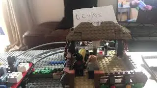 Lego Final Destination 3 premonition roller coaster crash