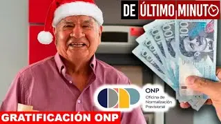 *ULTIMO MINUTO BONIFICACI&Oacute;N ONP* JUBILADOS RECIBIRAN UNA GRATIFICACION ESTE MES DE DICIEMBRE