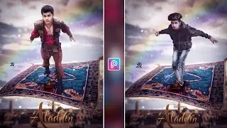 Aladdin Photo Editing picsart / Aladdin Flying Carpet Photo Editing / Aladdin magical Photo Editing🔥