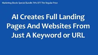 Marketing Blocks Special Bundle 70% OFF The Regular Price