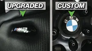 INSTALLING M2 SEAT BADGES AND CUSTOM FLOATING CENTER CAPS!