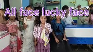 All face lucky face#englishrhymes#flnactivity 