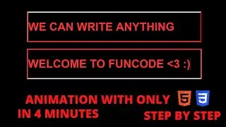 Input Animation PURE HTML CSS IN 4 MINUTES