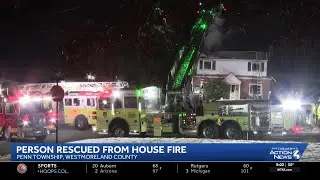 1 rescued, taken to hospital after fire breaks out inside Penn Township home