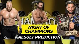 WWE Night of champions 2023 result predictions in hindi !!