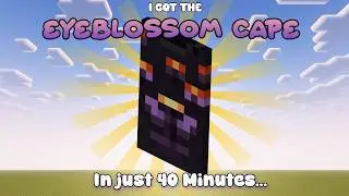 I got the new Eyeblossom Cape in Minecraft!