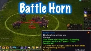 Battle Horn, Rare Item Guide (World of Warcraft)