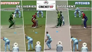 How Bowling Changes on Every Pitch in EA Cricket 07 | Full Delivery Guide
