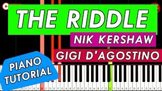 THE RIDDLE (Nik Kershaw / Gigi d'Agostino) 🎹 Piano Keyboard Tutorial