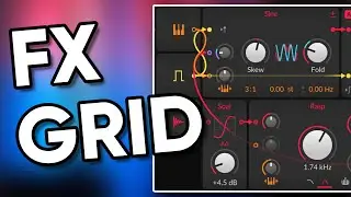 FX GRID - Mezclando Audio y Osciladores para hacer FM #bitwigstudio