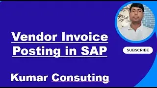 Class 35. Vendor Invoice Posting Explained in Hindi // How to post vendor invoice in FB60