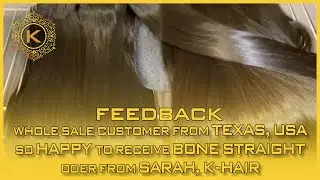 Vietnamese Hair Review | Texas hair vendors love our raw hair | K Hair Vietnam