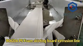 BOGDA PS 90 Foam Floor Baseboards Plinth profile moulding extrusion line machine