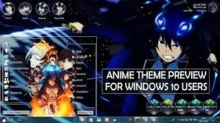 Windows 10 Theme Ao no Exorcist
