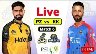Peshawar Zalmi Vs Karachi Kings Live PSL - Match 6 | Karachi vs Peshawar Live Score
