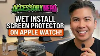How To: Perfect Wet Install Apple Watch Series 4-5 (44mm & 40mm) Screen Protector