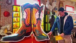 World's Largest Pair of Boots  🤠👢👢 🌎