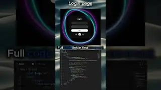 This CSS Animation is INSANE! 😱 Premium Liquid Login