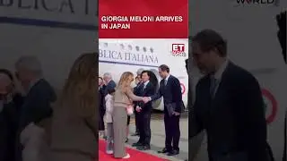Italian PM Giorgia Meloni Arrives In Japan To Boost Ties With Counterpart Sanae Takaichi #shorts