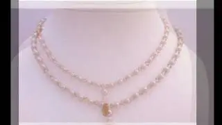 Champagne Pearls Bridal Bridemaids Colorado Crystals Prom Jewelry Set