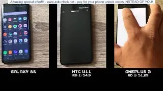 Speed Test - OnePlus 5 vs HTC U11 vs Galaxy S8 - Snapdragon 835 Edition