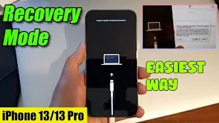Как перевести iPhone 13/13 Pro в режим восстановления