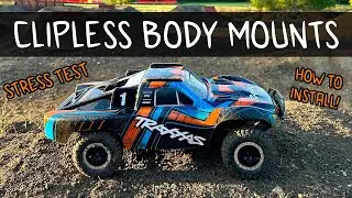 Traxxas Slash Clipless Body Mounts - How To Install & Stress Test!