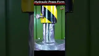 hydraulic press1 #oddlysatisfying #crushingpower #heavymachinery #besthydraulicpress