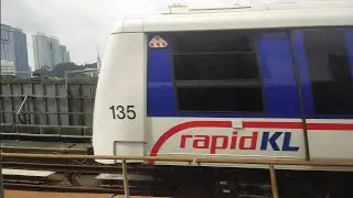 [Speed Restriction]LRT Kelana Jaya Line | Innovia Metro 300 (Set 17) Ride | Kampung Baru→Pasar Seni