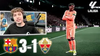 DAVOO XENEIZE REACCIONA FC BARCELONA 3 - 1 ELCHE | LALIGA 2025/2026