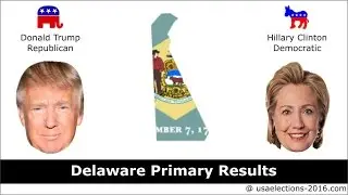 Delaware Primary Result 2016 : US Election 2016