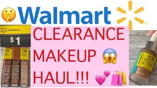 WALMART CLEARANCE MAKEUP HAUL! NYX FOR $1?!🤩