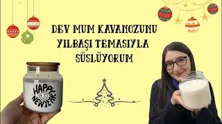 Sezenmade kanalı canlı yayında mum kavanozu süslüyoruz