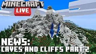 Everything About Minecraft 1.18 Caves and Cliffs from #MinecraftLive!