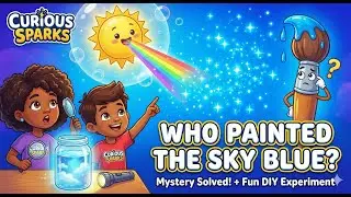 Who Painted the Sky Blue? 🎨 Making a Sky in a Jar at Home!