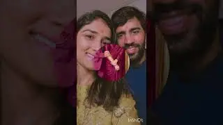 Bajrang Punia with beautiful wife Sangeeta Phogat #sorts