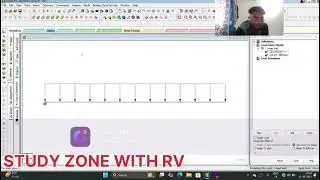 Staad pro software!! Design of cantilever beam!! Analysis load !! Beam dimensions assignment!! #cad
